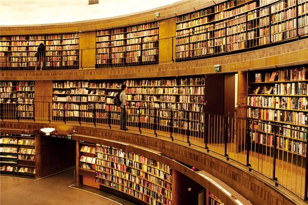 Traumdeutung und Wahrsagerei des Bücherregals